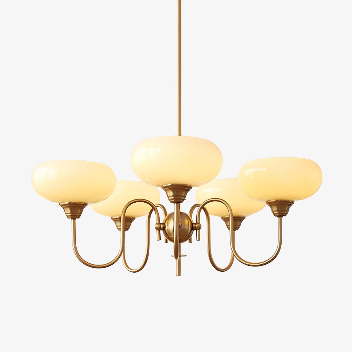 Creamy Persimmon Chandelier - ailampplus