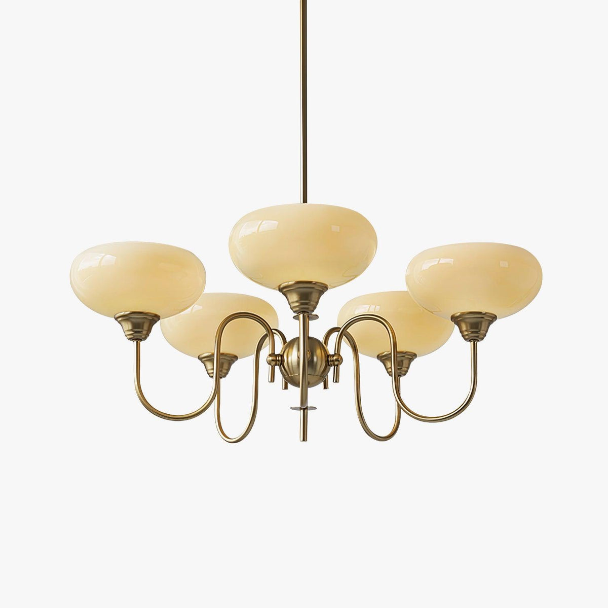 Creamy Persimmon Chandelier - ailampplus