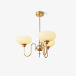 Creamy Persimmon Chandelier - ailampplus