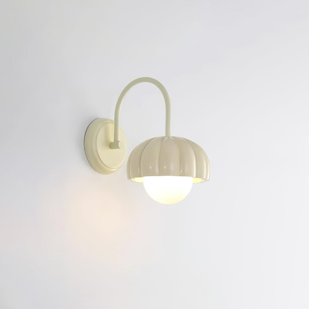 Creamy Pumpkin Wall Light