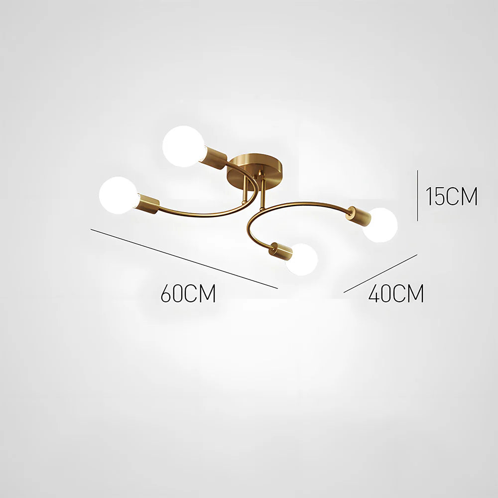 Modern Creative Multi Bulb Ceiling Light