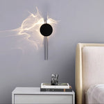 Kinetic Shadow Wall Lamp – Chrome LED Sconce with Sculptural Light Play
