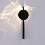 Kinetic Shadow Wall Lamp – Chrome LED Sconce with Sculptural Light Play