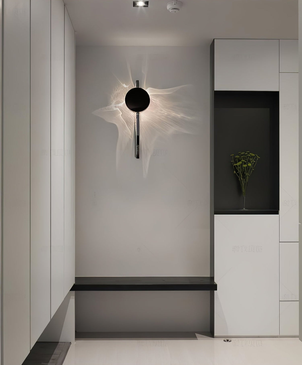 Lumin Wave Duo Wall Sconce – Modern LED Wall Lamp for Bedroom & Living Room