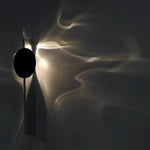 Kinetic Shadow Wall Lamp – Chrome LED Sconce with Sculptural Light Play