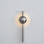 Kinetic Shadow Wall Lamp – Chrome LED Sconce with Sculptural Light Play