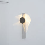 Kinetic Shadow Wall Lamp – Chrome LED Sconce with Sculptural Light Play