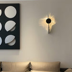Kinetic Shadow Wall Lamp – Chrome LED Sconce with Sculptural Light Play