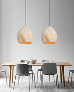 Crete Modern Pendant Light – Sculptural Cream White Ceiling Lamp for Dining & Living Spaces