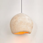 Crete Modern Pendant Light – Sculptural Cream White Ceiling Lamp for Dining & Living Spaces