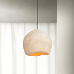 Crete Modern Pendant Light – Sculptural Cream White Ceiling Lamp for Dining & Living Spaces