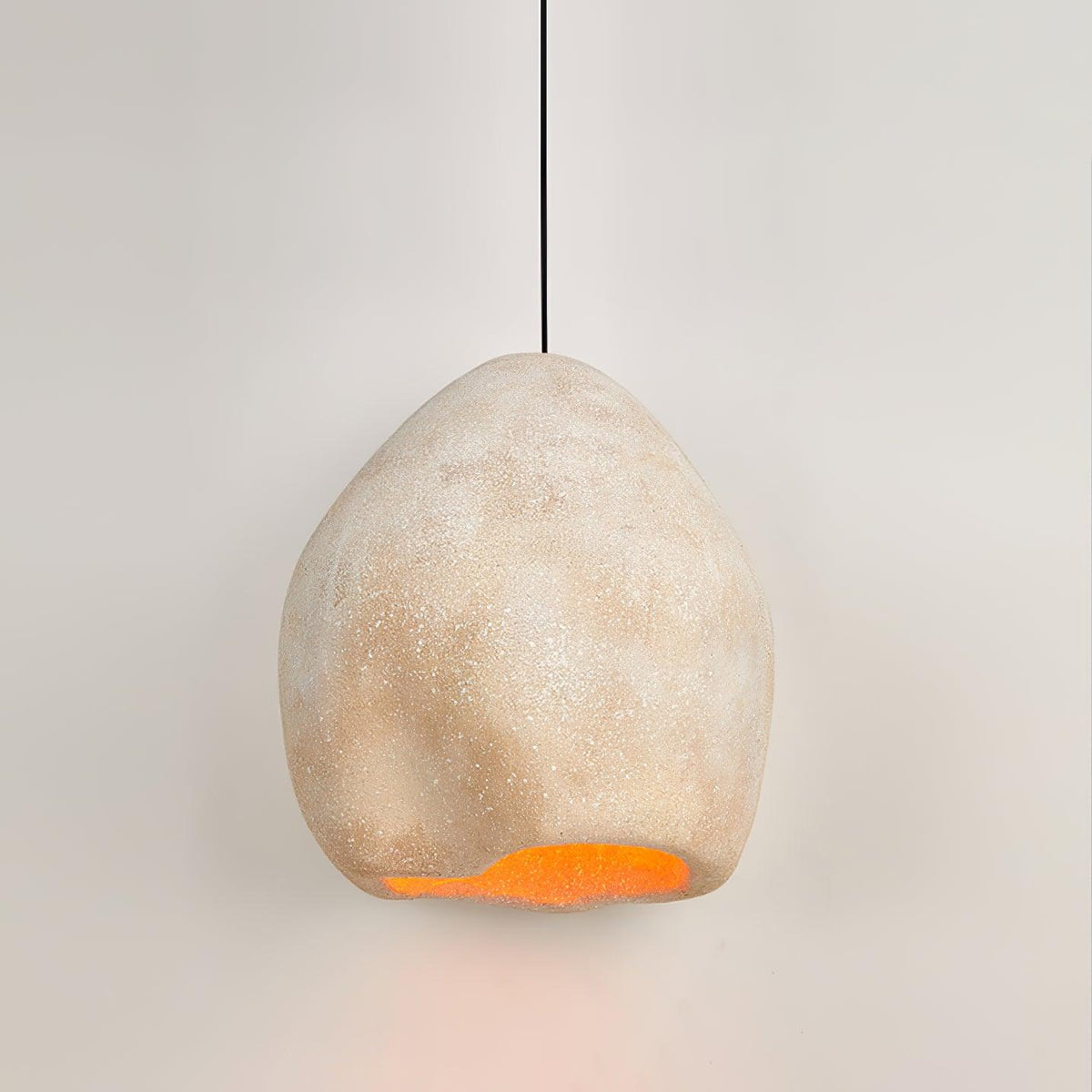 Crete Modern Pendant Light – Sculptural Cream White Ceiling Lamp for Dining & Living Spaces