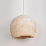 Crete Modern Pendant Light – Sculptural Cream White Ceiling Lamp for Dining & Living Spaces