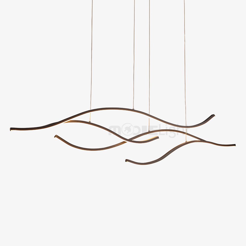 Crossing Waves LED Chandelier