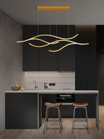 Crossing Waves LED Chandelier