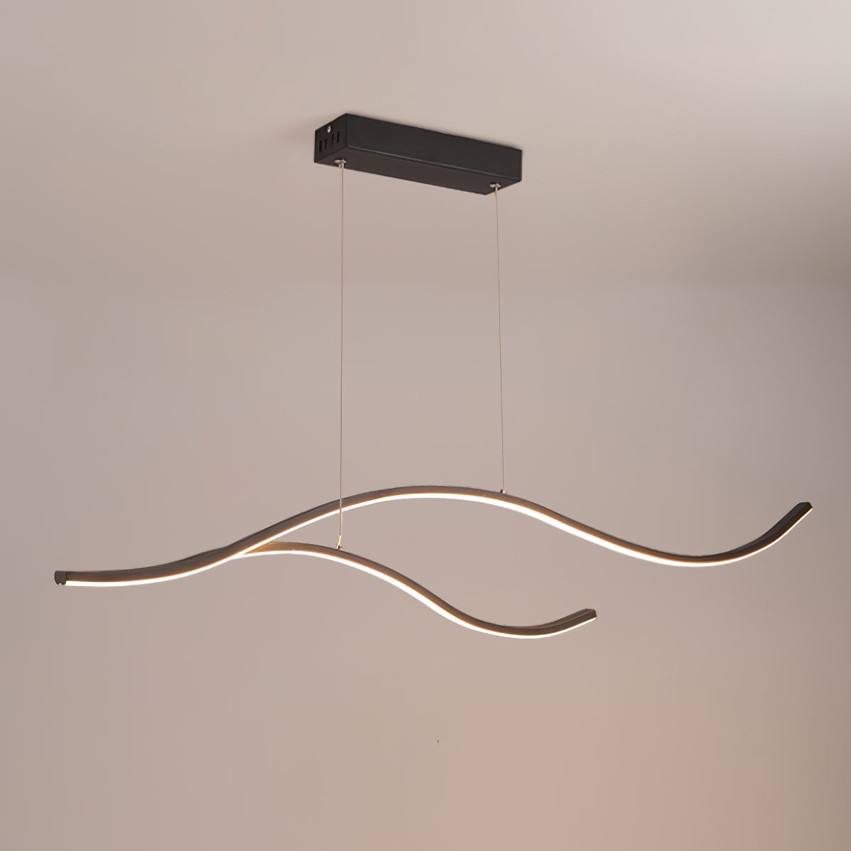 Crossing Waves LED Chandelier
