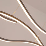 Crossing Waves LED Chandelier