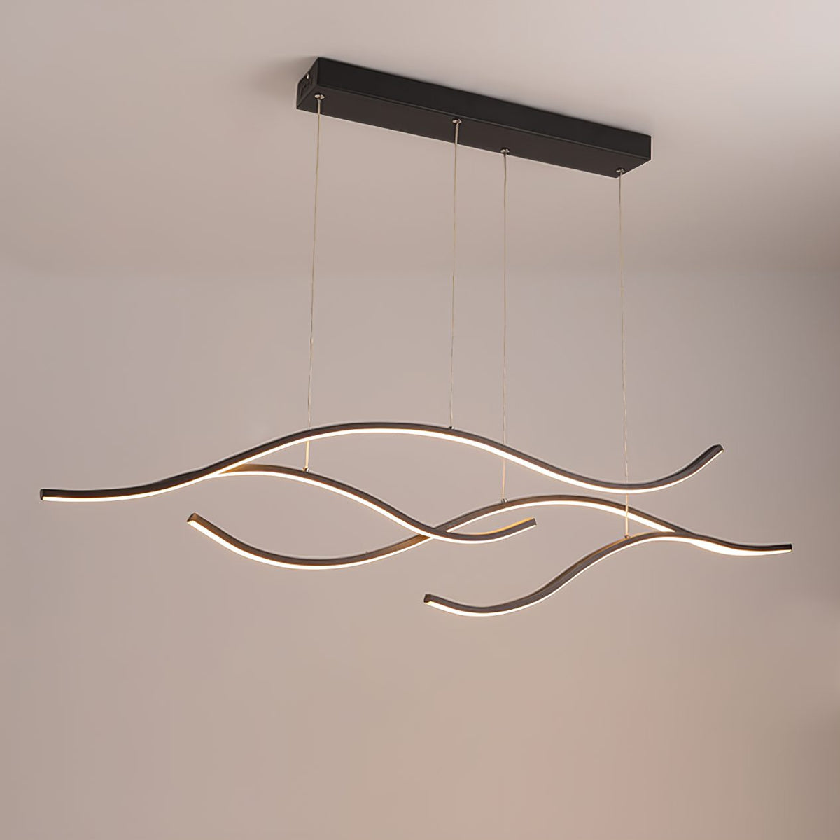 Crossing Waves LED Chandelier
