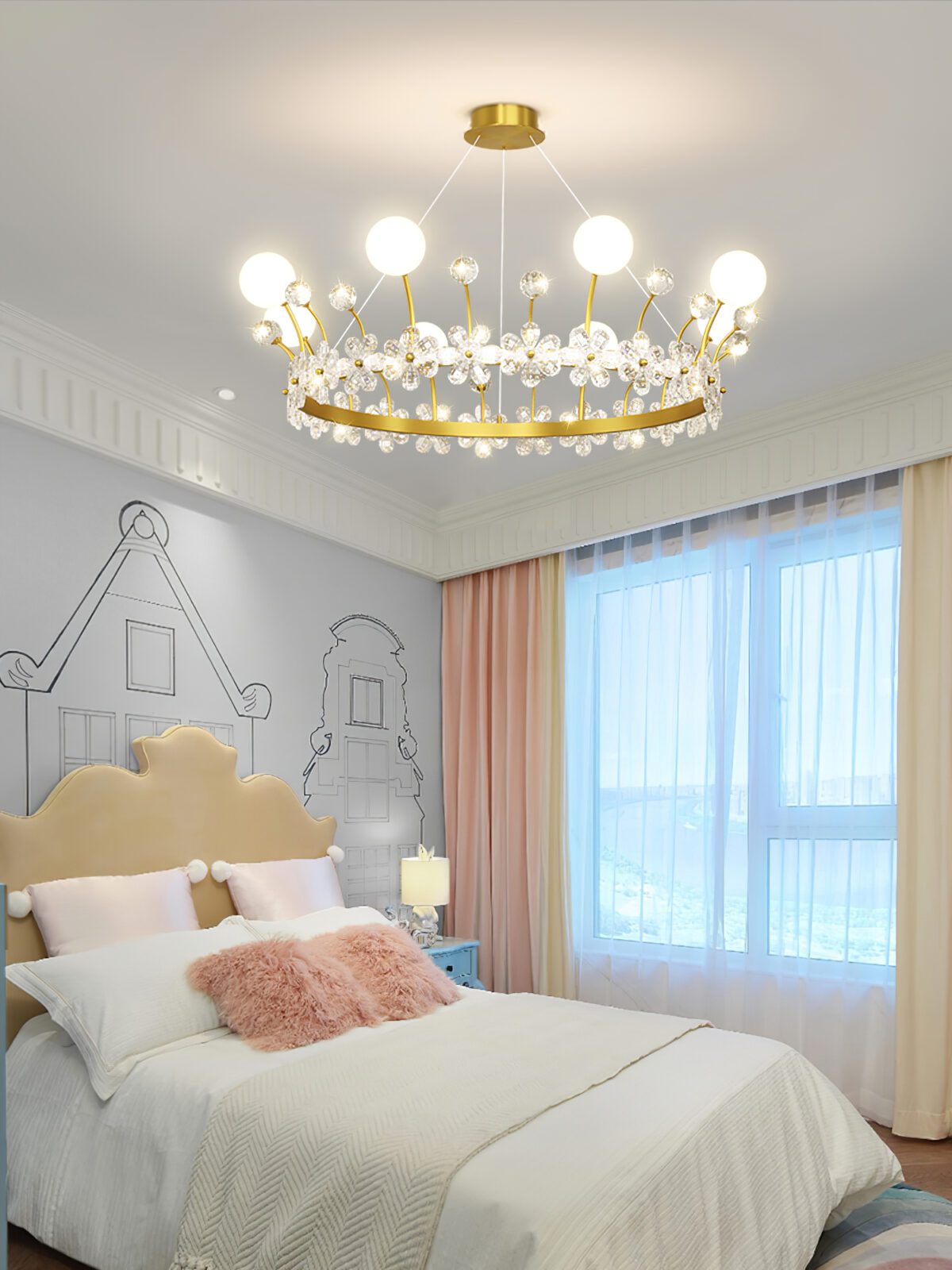 Crown Crystal Chandelier