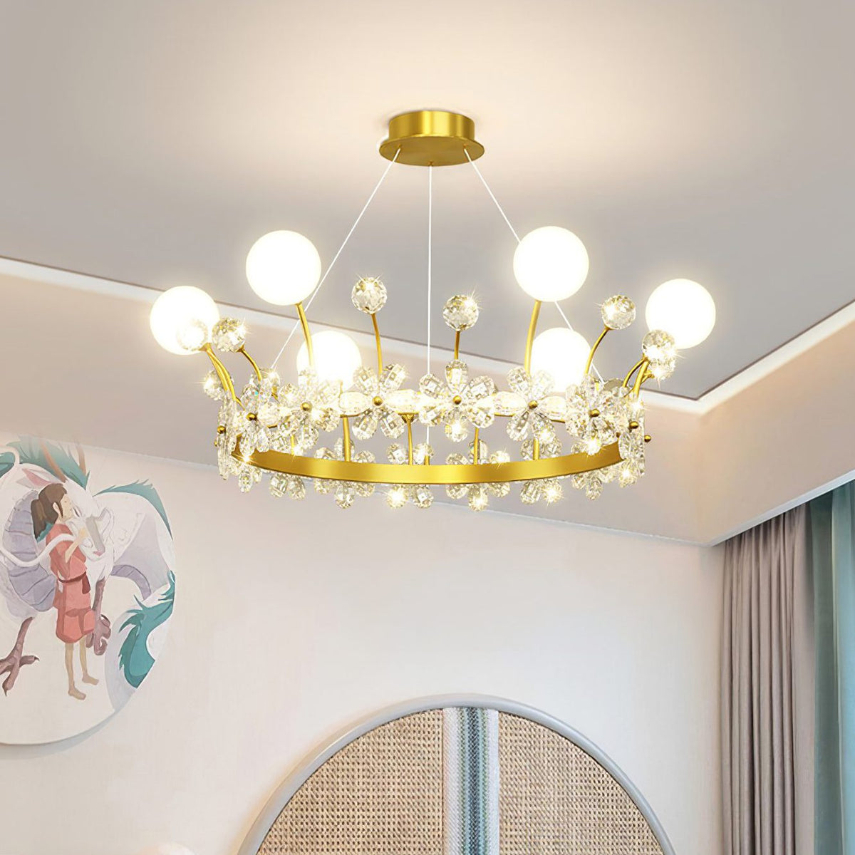 Crown Crystal Chandelier
