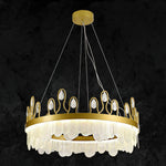Crown Glass Crystal Chandelier