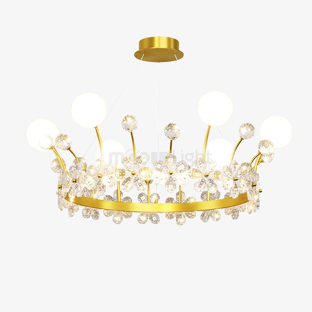 Crown Crystal Chandelier