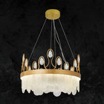 Crown Glass Crystal Chandelier