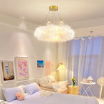 Crown Feather Pendant Light
