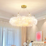 Crown Feather Pendant Light