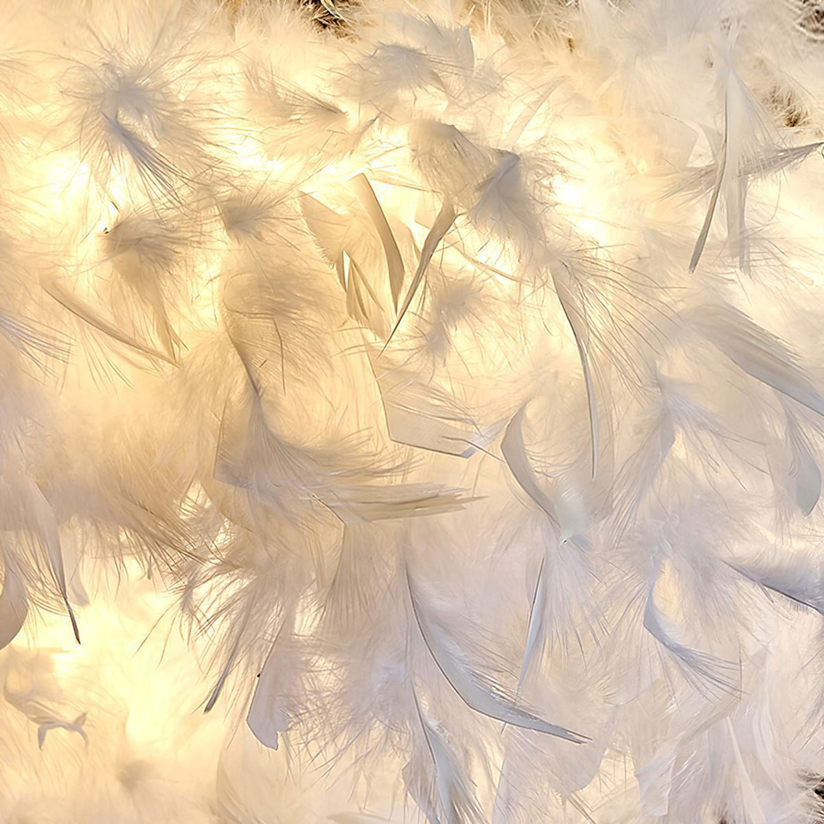Crown Feather Pendant Light