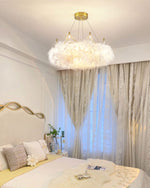 Crown Feather Pendant Light