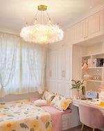 Crown Feather Pendant Light