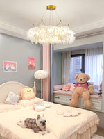 Crown Feather Pendant Light
