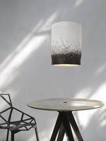 Crust Thin Pendant Light — Sculptural Wabi-Sabi Ceiling Lamp in Grey