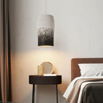 Crust Thin Pendant Light — Sculptural Wabi-Sabi Ceiling Lamp in Grey