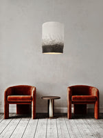 Crust Thin Pendant Light — Sculptural Wabi-Sabi Ceiling Lamp in Grey