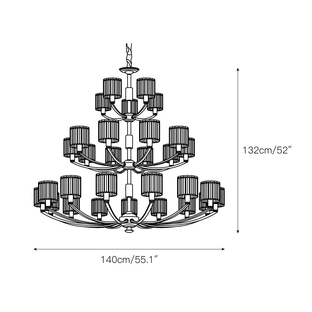crystal-column-brass-chandelier