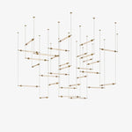 Crystal Grid Custom Chandelier – Bespoke LED Pendant for Modern Interiors
