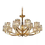 crystal-column-brass-chandelier