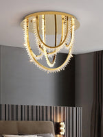 Crystal Corde Ceiling Light