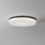 Crystal Core Ceiling Lamp in Brass and Resin – Modern Flush Mount Light