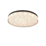 Crystal Core Ceiling Lamp in Brass and Resin – Modern Flush Mount Light