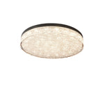 Crystal Core Ceiling Lamp in Brass and Resin – Modern Flush Mount Light