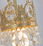 Crystal Crown Wall Light