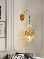 Crystal Crown Wall Light