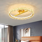 Crystal Flower Ceiling Lamp