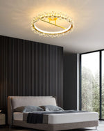 Crystal Flower Ceiling Lamp