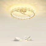 Crystal Flower Ceiling Lamp