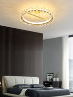 Crystal Flower Ceiling Lamp