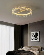 Crystal Flower Ceiling Lamp